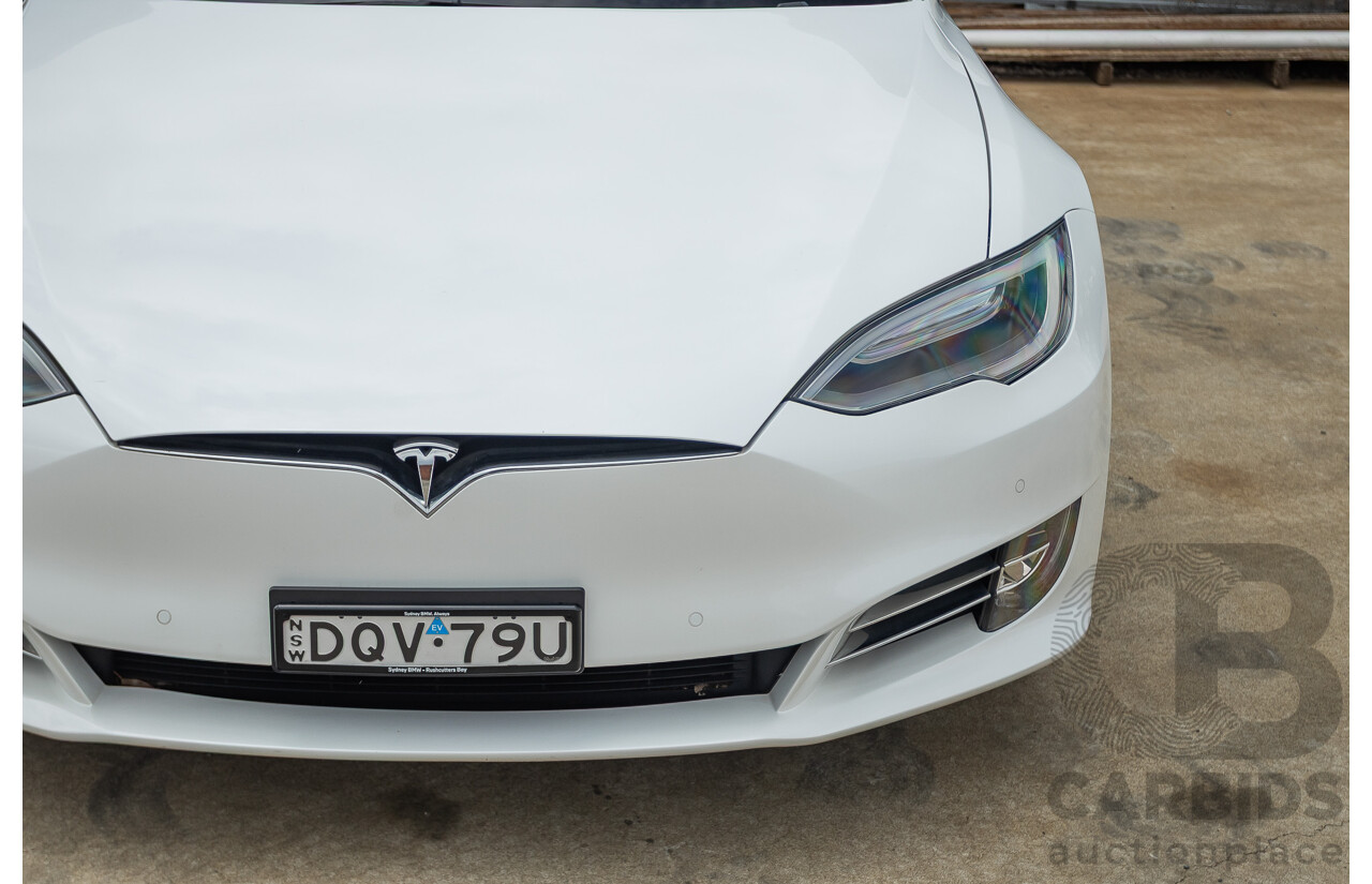 10/2017 Tesla Model S 75 MY17 4D Hatchback Pearl White - Dedicated Electric EV 235kw