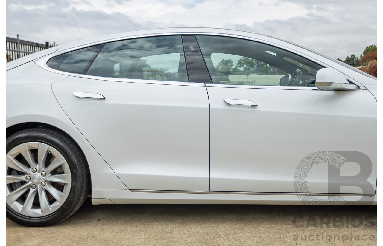 10/2017 Tesla Model S 75 MY17 4D Hatchback Pearl White - Dedicated Electric EV 235kw