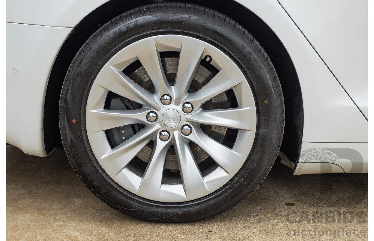 10/2017 Tesla Model S 75 MY17 4D Hatchback Pearl White - Dedicated Electric EV 235kw