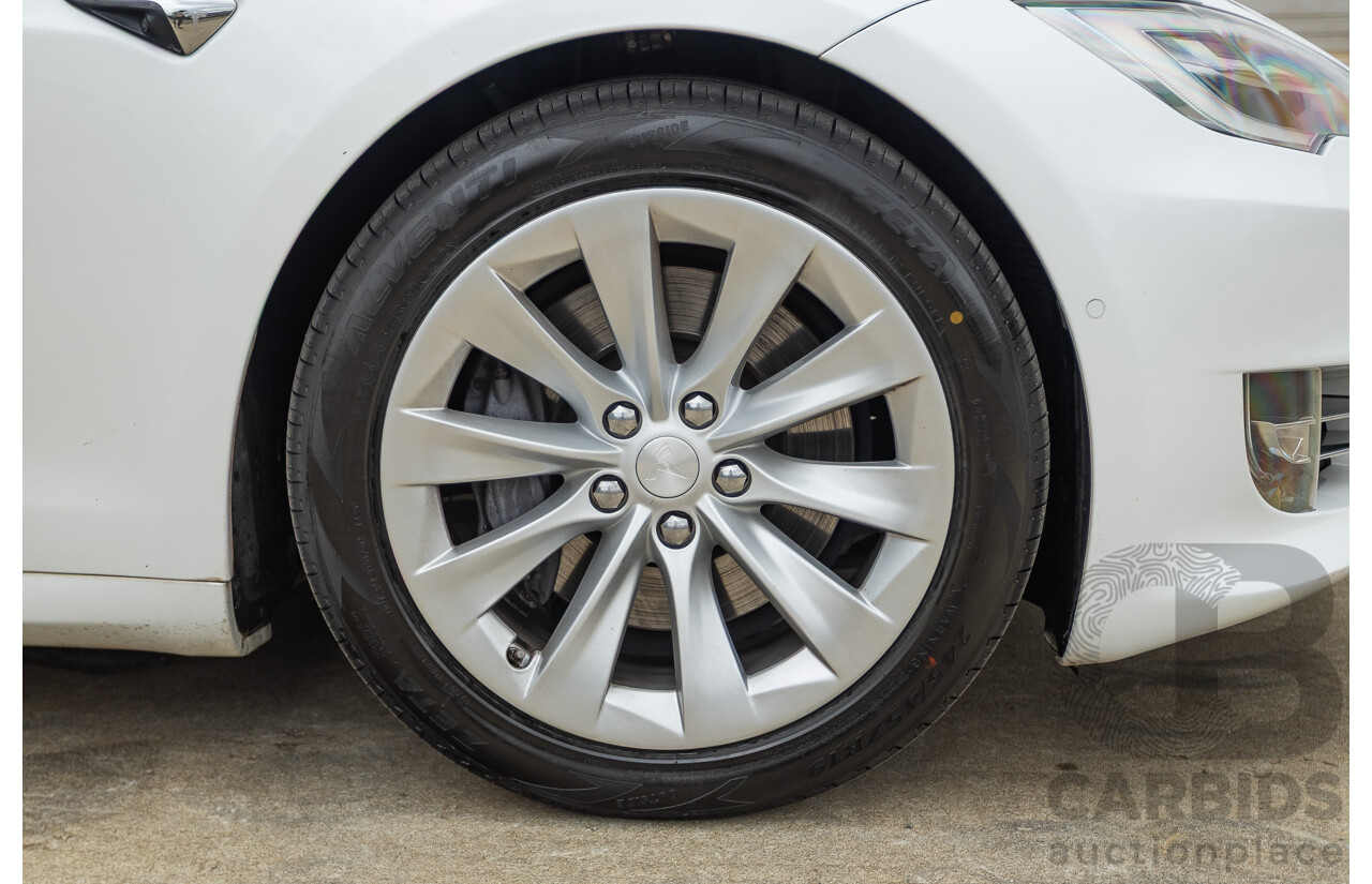 10/2017 Tesla Model S 75 MY17 4D Hatchback Pearl White - Dedicated Electric EV 235kw