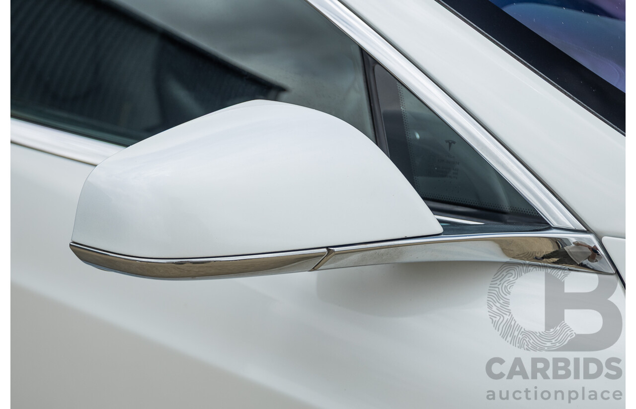 10/2017 Tesla Model S 75 MY17 4D Hatchback Pearl White - Dedicated Electric EV 235kw