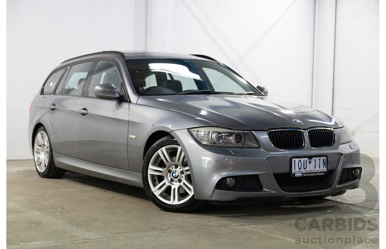 1/2011 BMW 320d Touring Lifestyle M Sport E91 MY11 4d Wagon Space Grey Metallic Turbo Diesel 2.0L