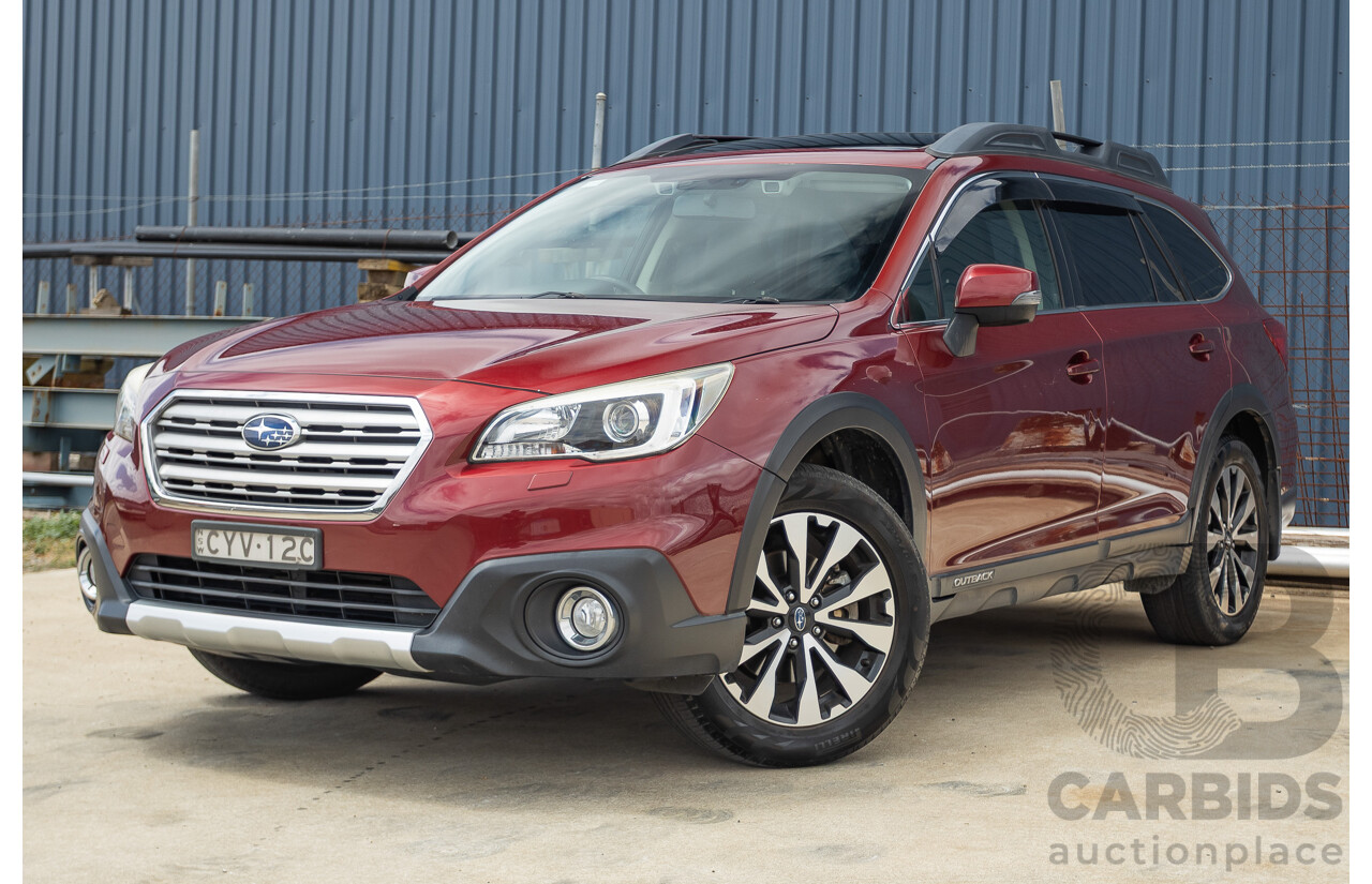 05/2015 Subaru Outback 2.5i Premium (AWD) MY15 4D Wagon Red 2.5L