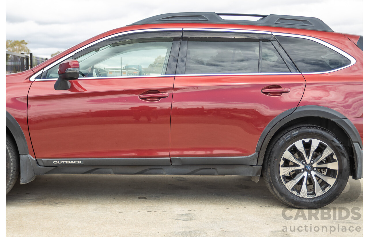 05/2015 Subaru Outback 2.5i Premium (AWD) MY15 4D Wagon Red 2.5L