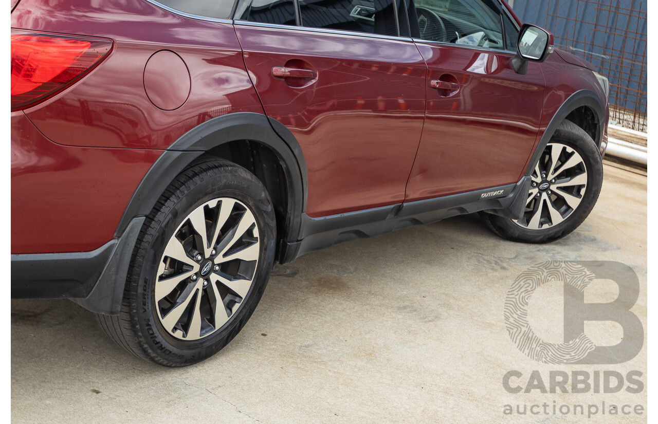 05/2015 Subaru Outback 2.5i Premium (AWD) MY15 4D Wagon Red 2.5L