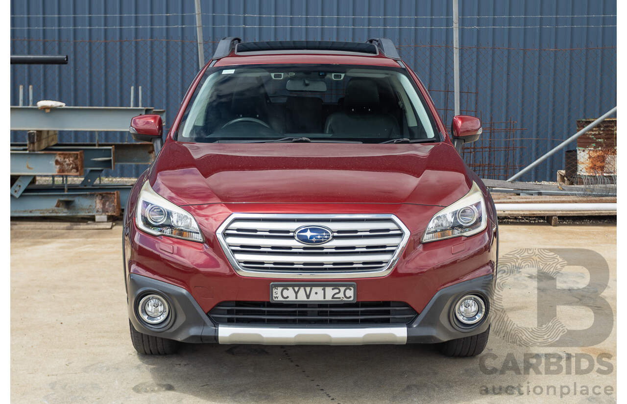 05/2015 Subaru Outback 2.5i Premium (AWD) MY15 4D Wagon Red 2.5L