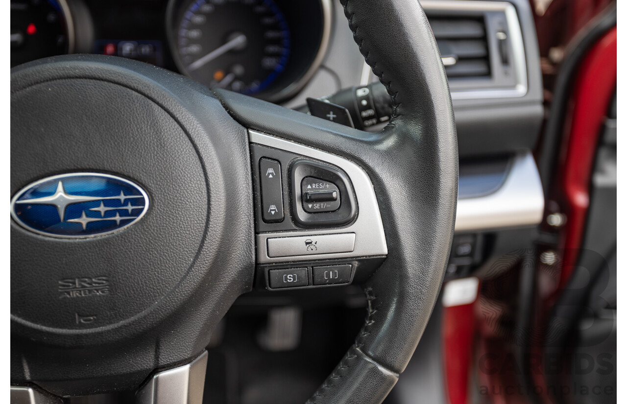 05/2015 Subaru Outback 2.5i Premium (AWD) MY15 4D Wagon Red 2.5L