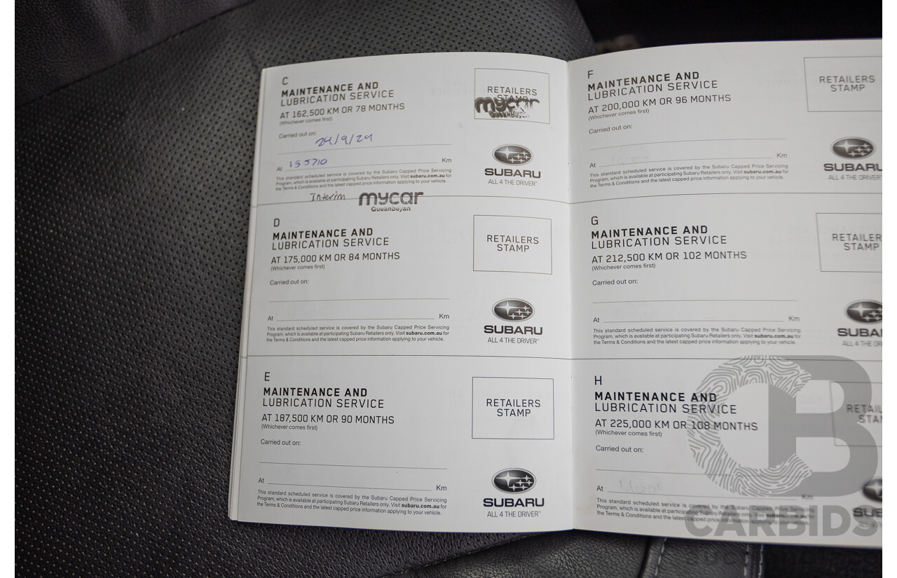 05/2015 Subaru Outback 2.5i Premium (AWD) MY15 4D Wagon Red 2.5L