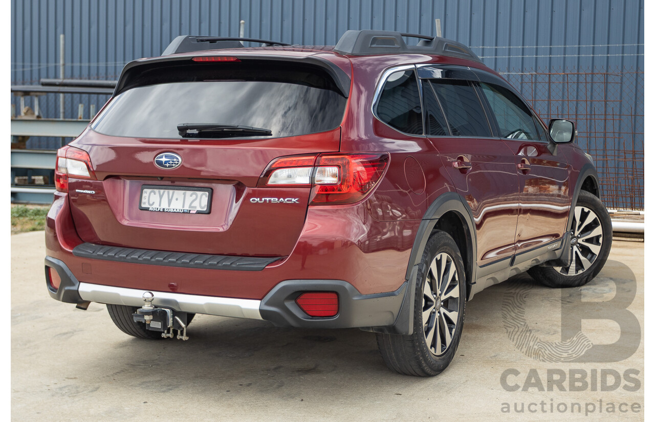 05/2015 Subaru Outback 2.5i Premium (AWD) MY15 4D Wagon Red 2.5L