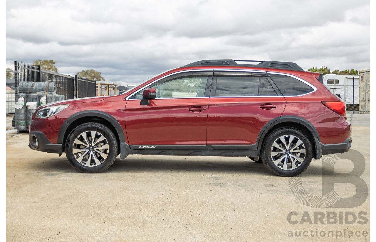 05/2015 Subaru Outback 2.5i Premium (AWD) MY15 4D Wagon Red 2.5L