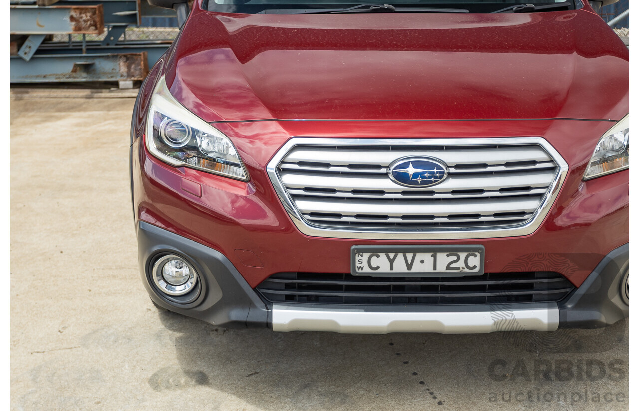 05/2015 Subaru Outback 2.5i Premium (AWD) MY15 4D Wagon Red 2.5L