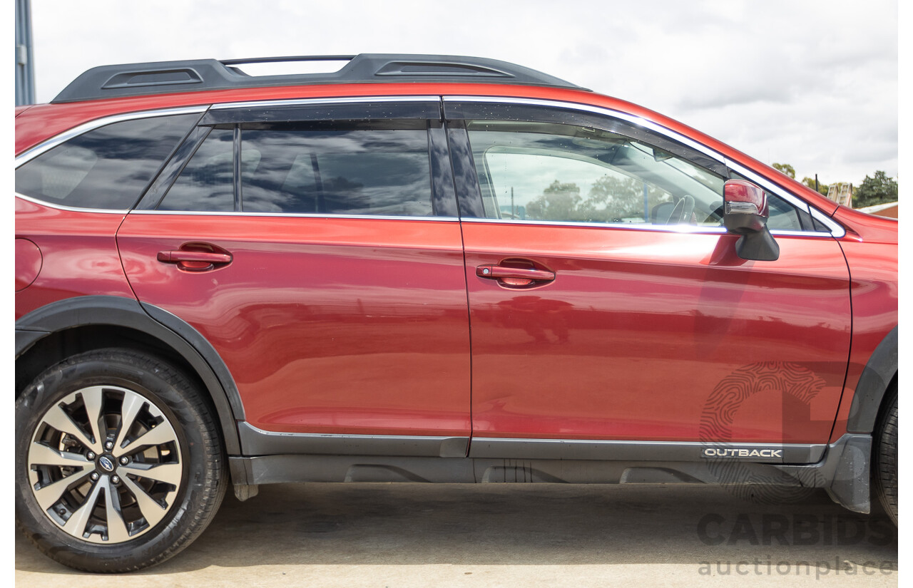 05/2015 Subaru Outback 2.5i Premium (AWD) MY15 4D Wagon Red 2.5L
