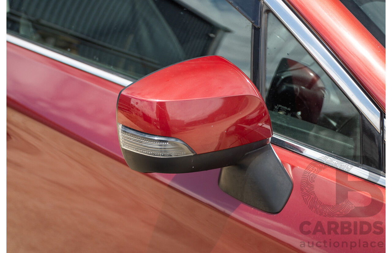 05/2015 Subaru Outback 2.5i Premium (AWD) MY15 4D Wagon Red 2.5L