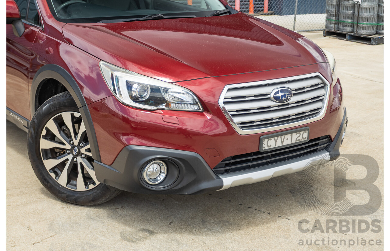 05/2015 Subaru Outback 2.5i Premium (AWD) MY15 4D Wagon Red 2.5L