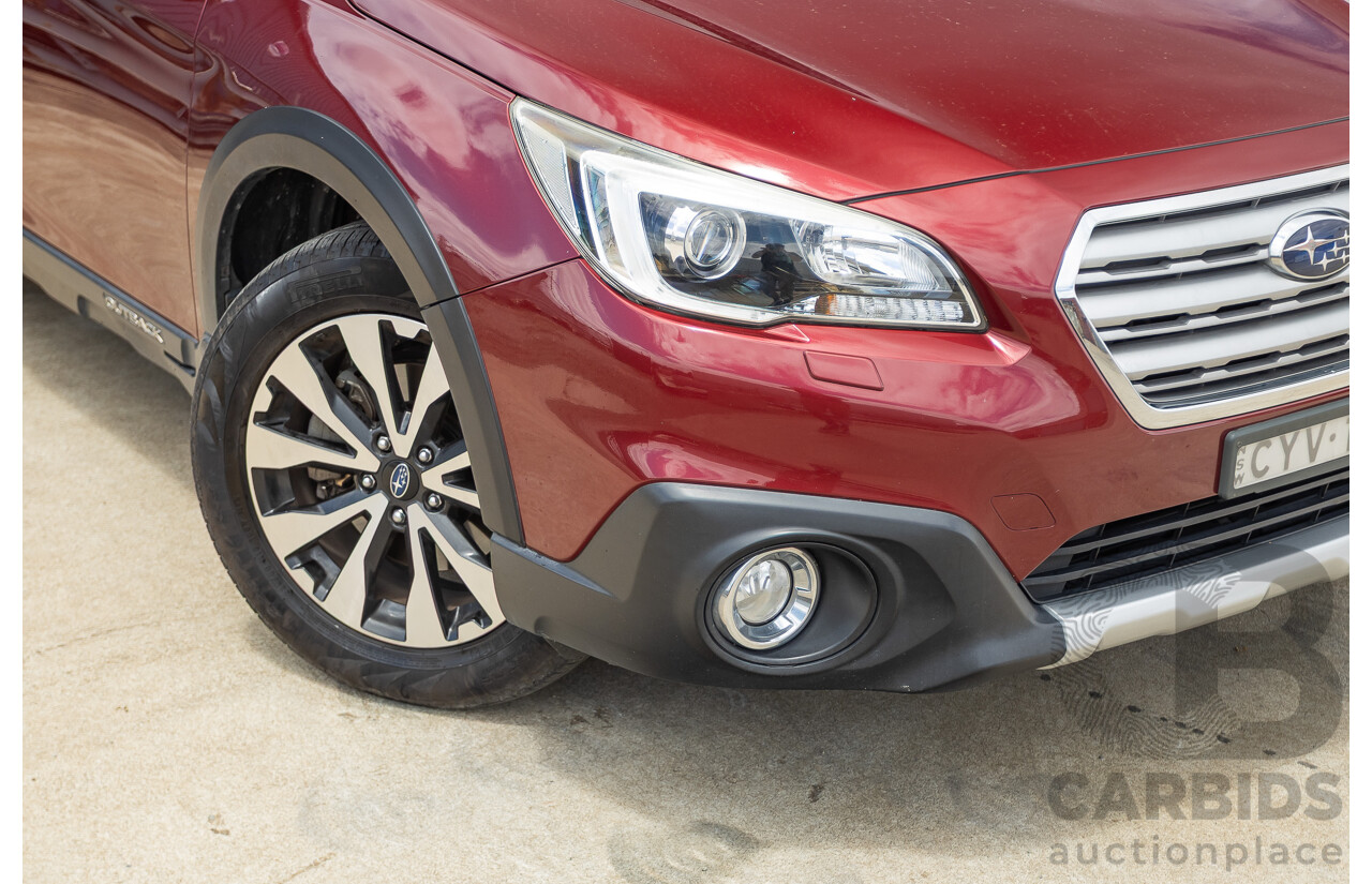 05/2015 Subaru Outback 2.5i Premium (AWD) MY15 4D Wagon Red 2.5L