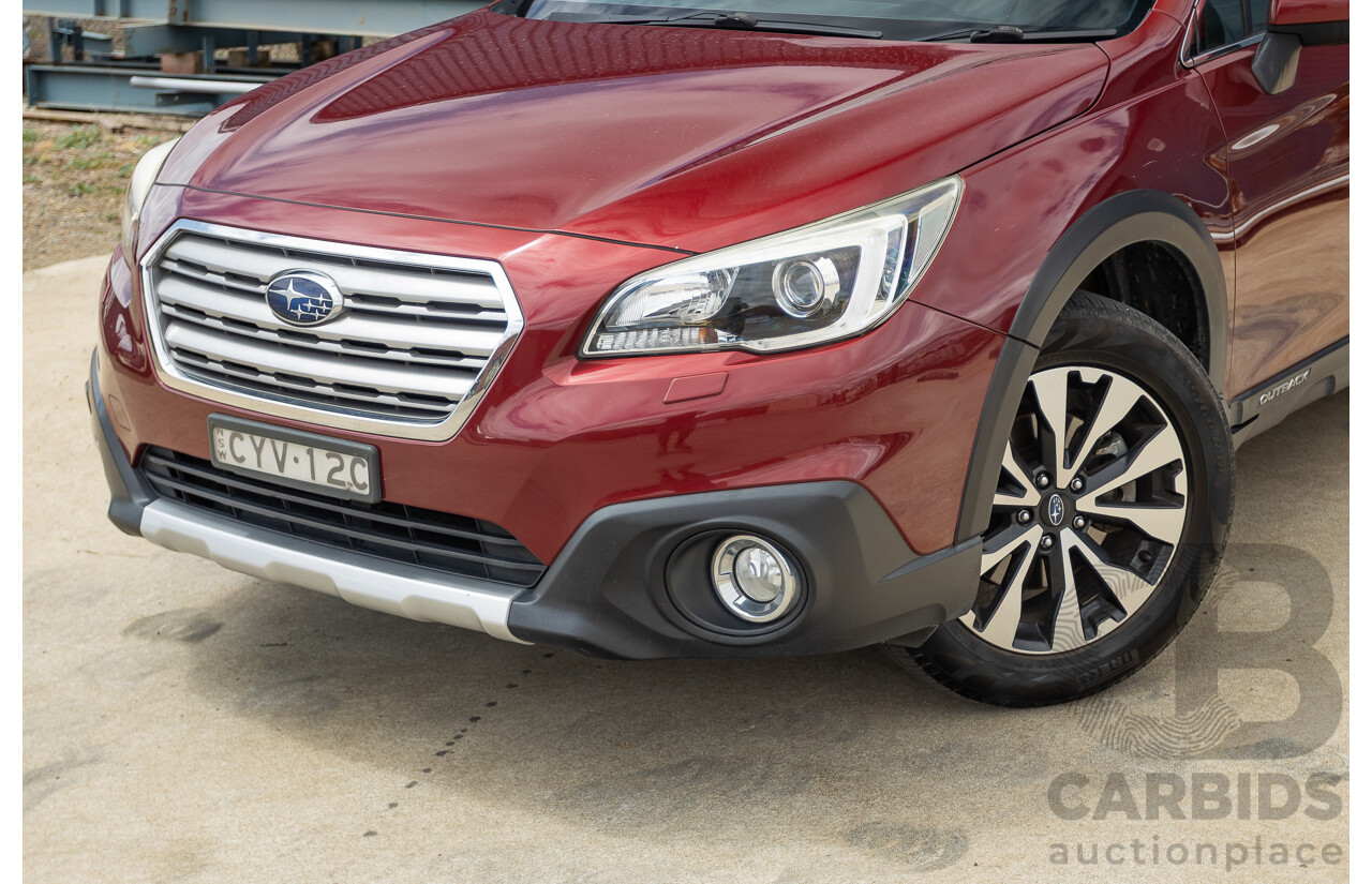 05/2015 Subaru Outback 2.5i Premium (AWD) MY15 4D Wagon Red 2.5L