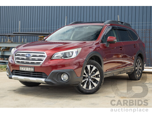 05/2015 Subaru Outback 2.5i Premium (AWD) MY15 4D Wagon Red 2.5L