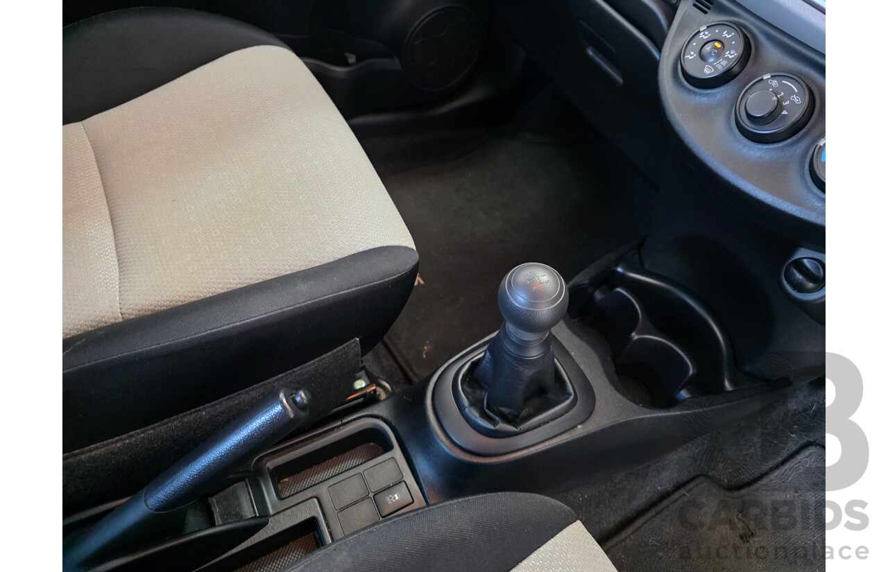 12/2011 Toyota Yaris YR NCP130R 5d Hatchback Black 1.3L