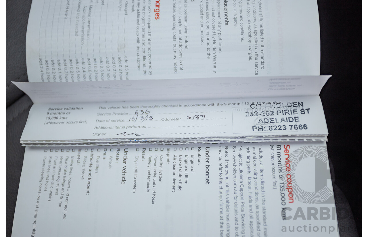 3/2017 Holden Trailblazer LTZ (4x4) RG MY17 4D Wagon Satin Steel Grey Turbo Diesel 2.8L