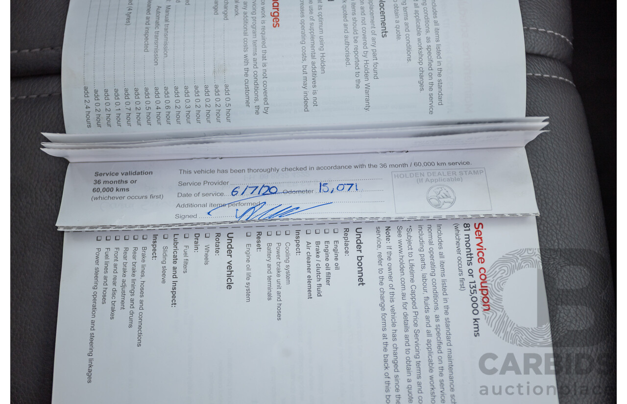 3/2017 Holden Trailblazer LTZ (4x4) RG MY17 4D Wagon Satin Steel Grey Turbo Diesel 2.8L