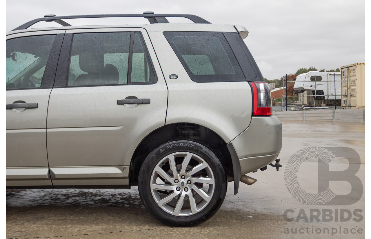 09/2012 Land Rover Freelander 2 HSE (4x4) LF MY11 4D Wagon Silver Turbo Diesel 2.2L