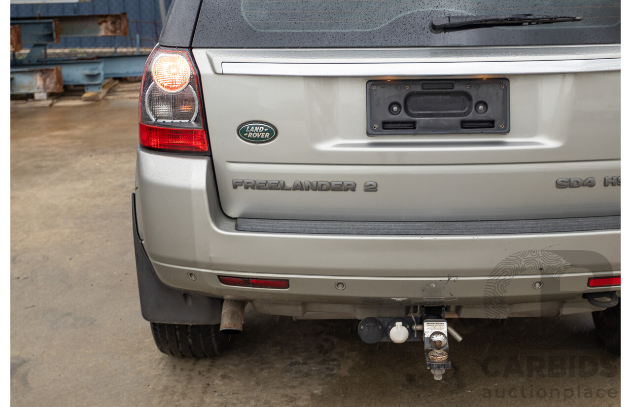 09/2012 Land Rover Freelander 2 HSE (4x4) LF MY11 4D Wagon Silver Turbo Diesel 2.2L
