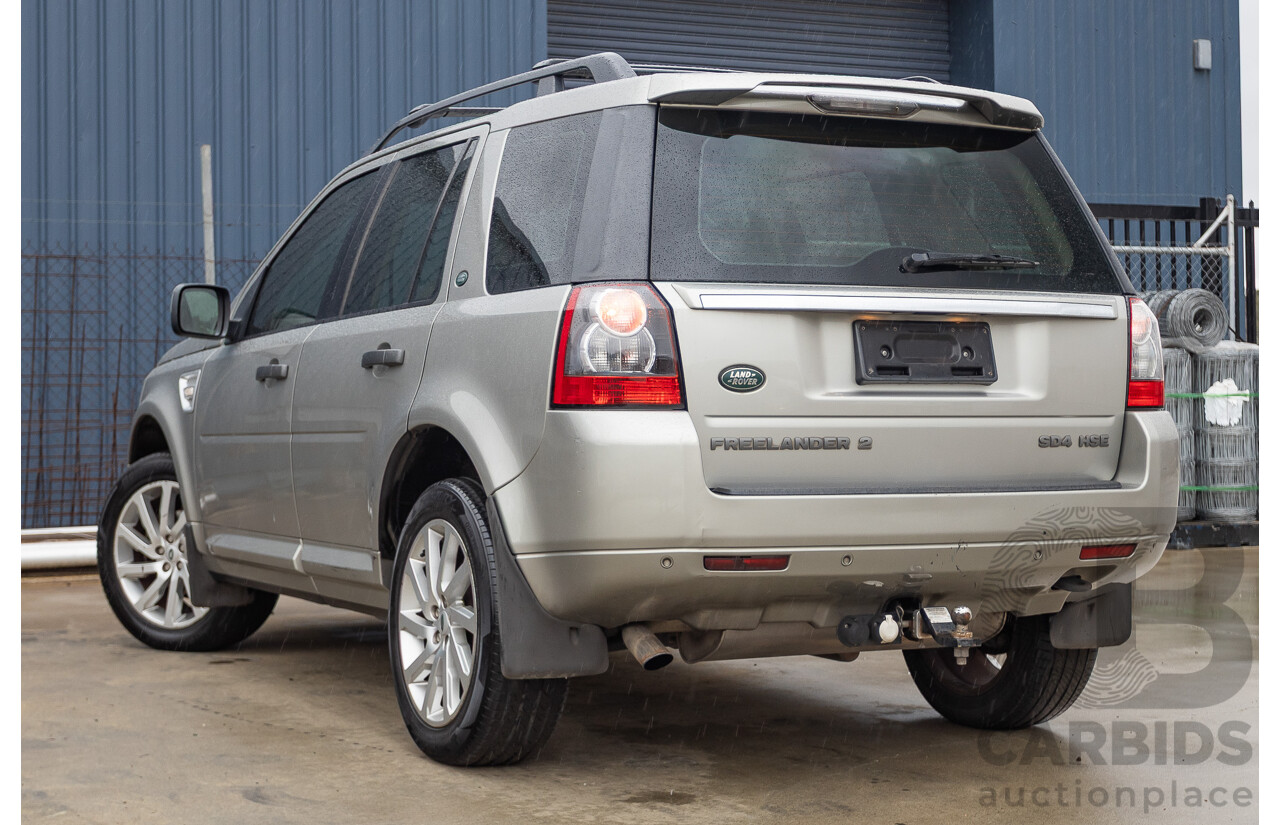09/2012 Land Rover Freelander 2 HSE (4x4) LF MY11 4D Wagon Silver Turbo Diesel 2.2L