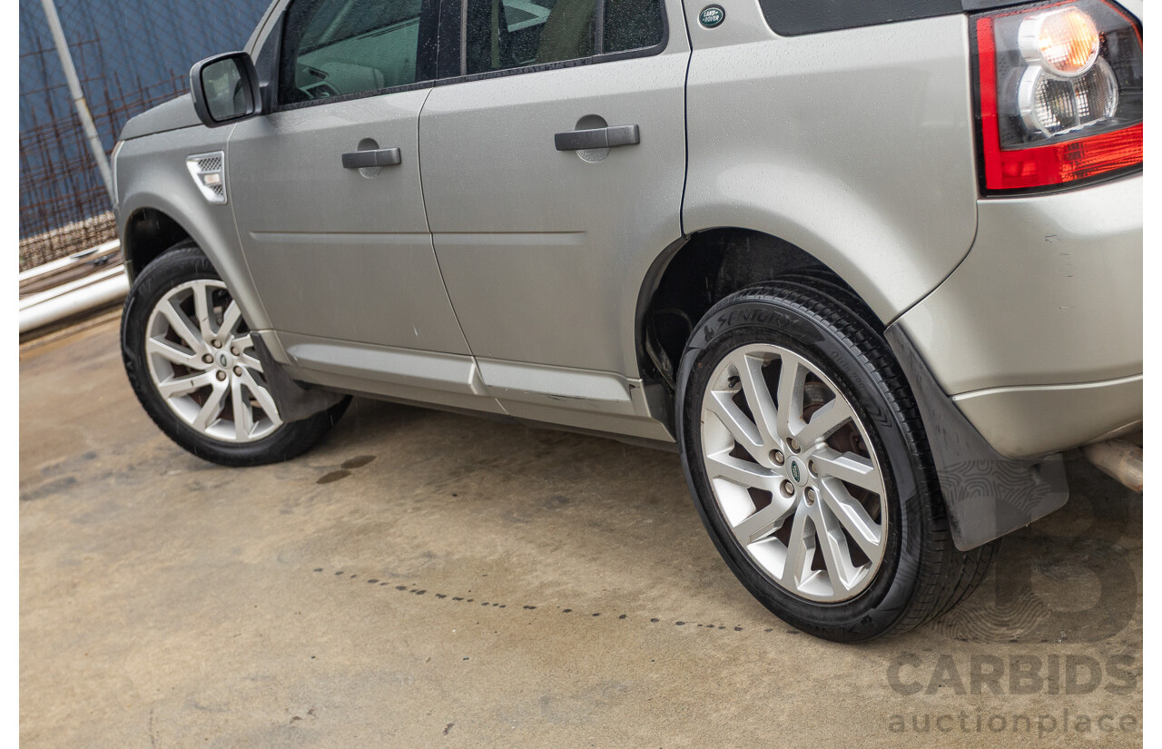 09/2012 Land Rover Freelander 2 HSE (4x4) LF MY11 4D Wagon Silver Turbo Diesel 2.2L