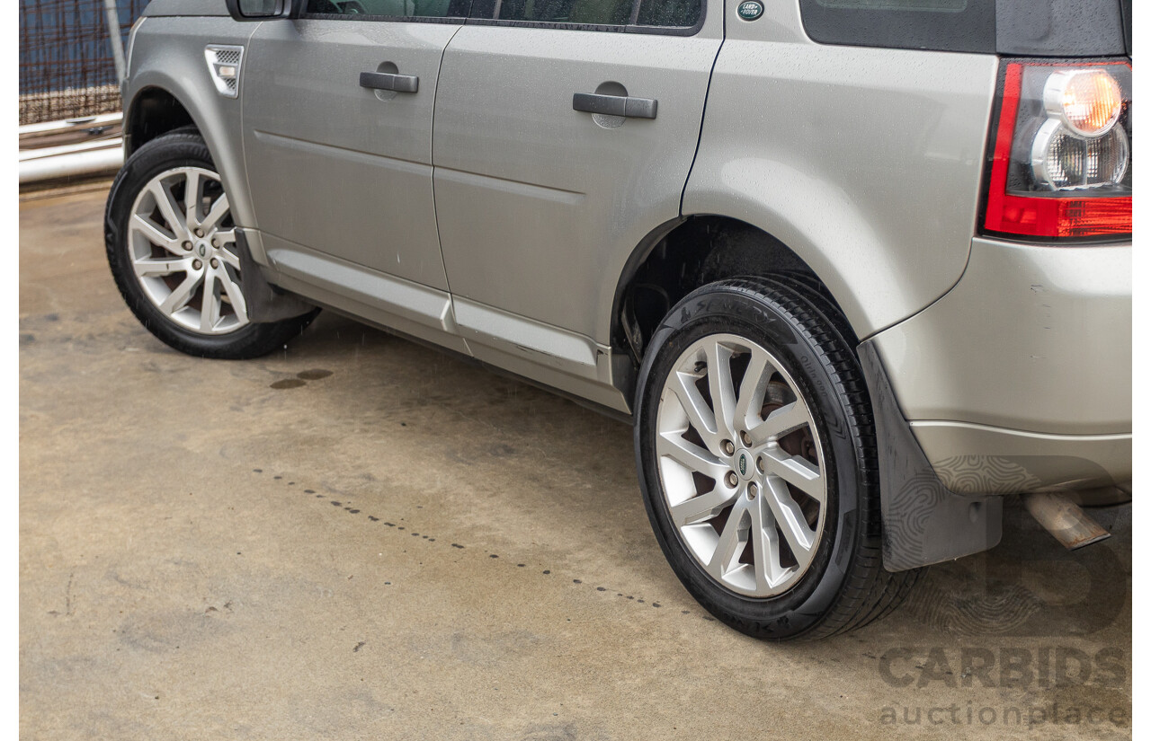 09/2012 Land Rover Freelander 2 HSE (4x4) LF MY11 4D Wagon Silver Turbo Diesel 2.2L