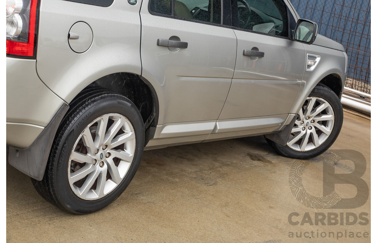 09/2012 Land Rover Freelander 2 HSE (4x4) LF MY11 4D Wagon Silver Turbo Diesel 2.2L