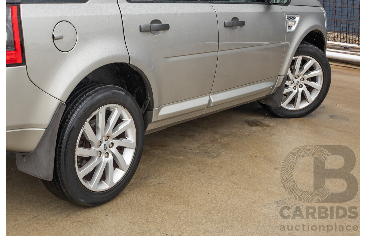 09/2012 Land Rover Freelander 2 HSE (4x4) LF MY11 4D Wagon Silver Turbo Diesel 2.2L