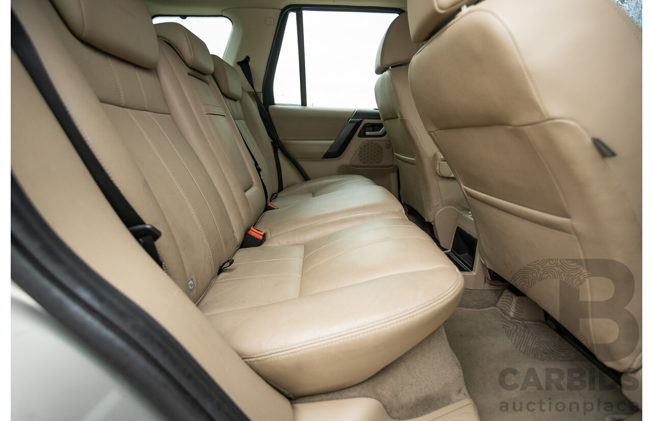 09/2012 Land Rover Freelander 2 HSE (4x4) LF MY11 4D Wagon Silver Turbo Diesel 2.2L