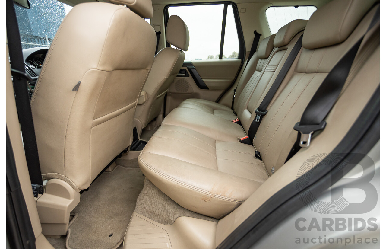 09/2012 Land Rover Freelander 2 HSE (4x4) LF MY11 4D Wagon Silver Turbo Diesel 2.2L