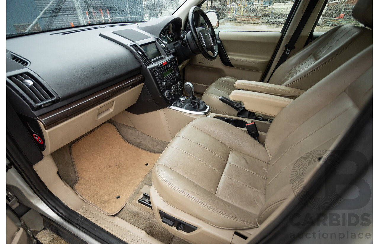 09/2012 Land Rover Freelander 2 HSE (4x4) LF MY11 4D Wagon Silver Turbo Diesel 2.2L