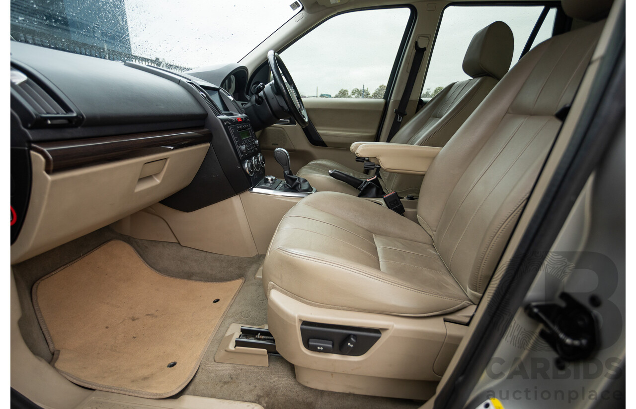 09/2012 Land Rover Freelander 2 HSE (4x4) LF MY11 4D Wagon Silver Turbo Diesel 2.2L