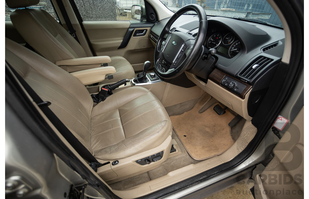 09/2012 Land Rover Freelander 2 HSE (4x4) LF MY11 4D Wagon Silver Turbo Diesel 2.2L