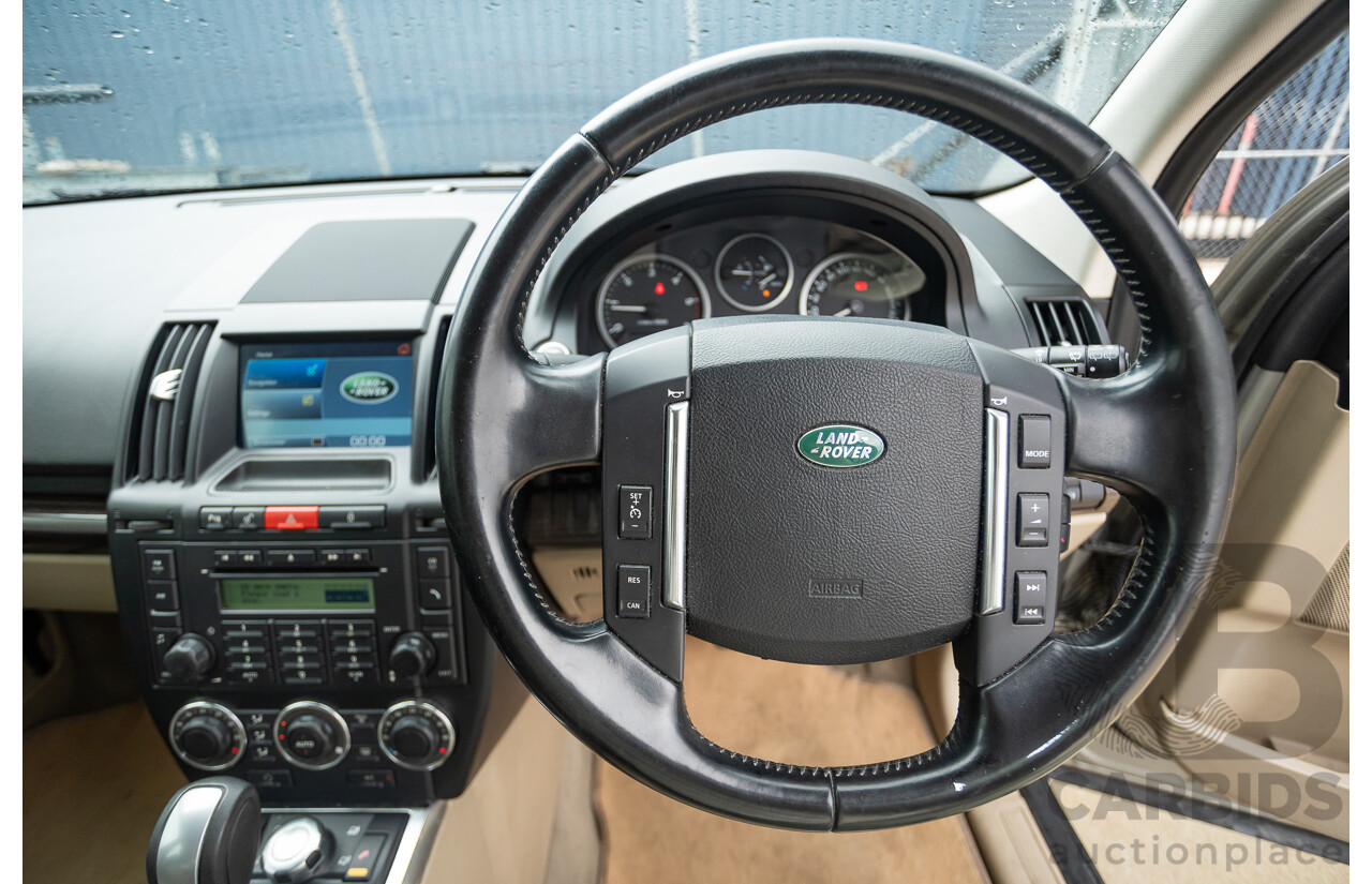 09/2012 Land Rover Freelander 2 HSE (4x4) LF MY11 4D Wagon Silver Turbo Diesel 2.2L