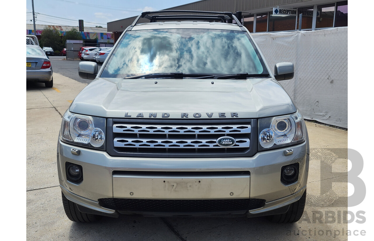 09/2012 Land Rover Freelander 2 HSE (4x4) LF MY11 4D Wagon Silver Turbo Diesel 2.2L
