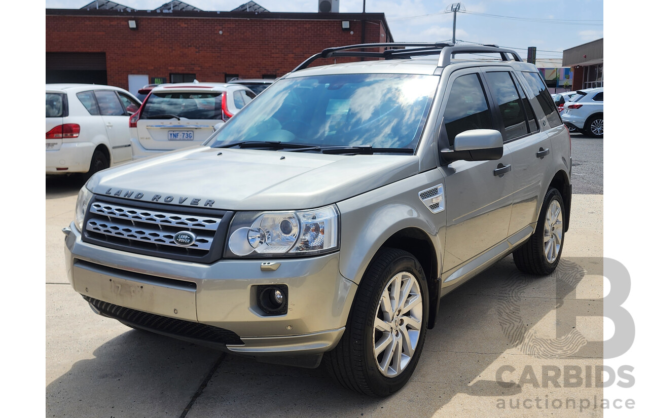 09/2012 Land Rover Freelander 2 HSE (4x4) LF MY11 4D Wagon Silver Turbo Diesel 2.2L