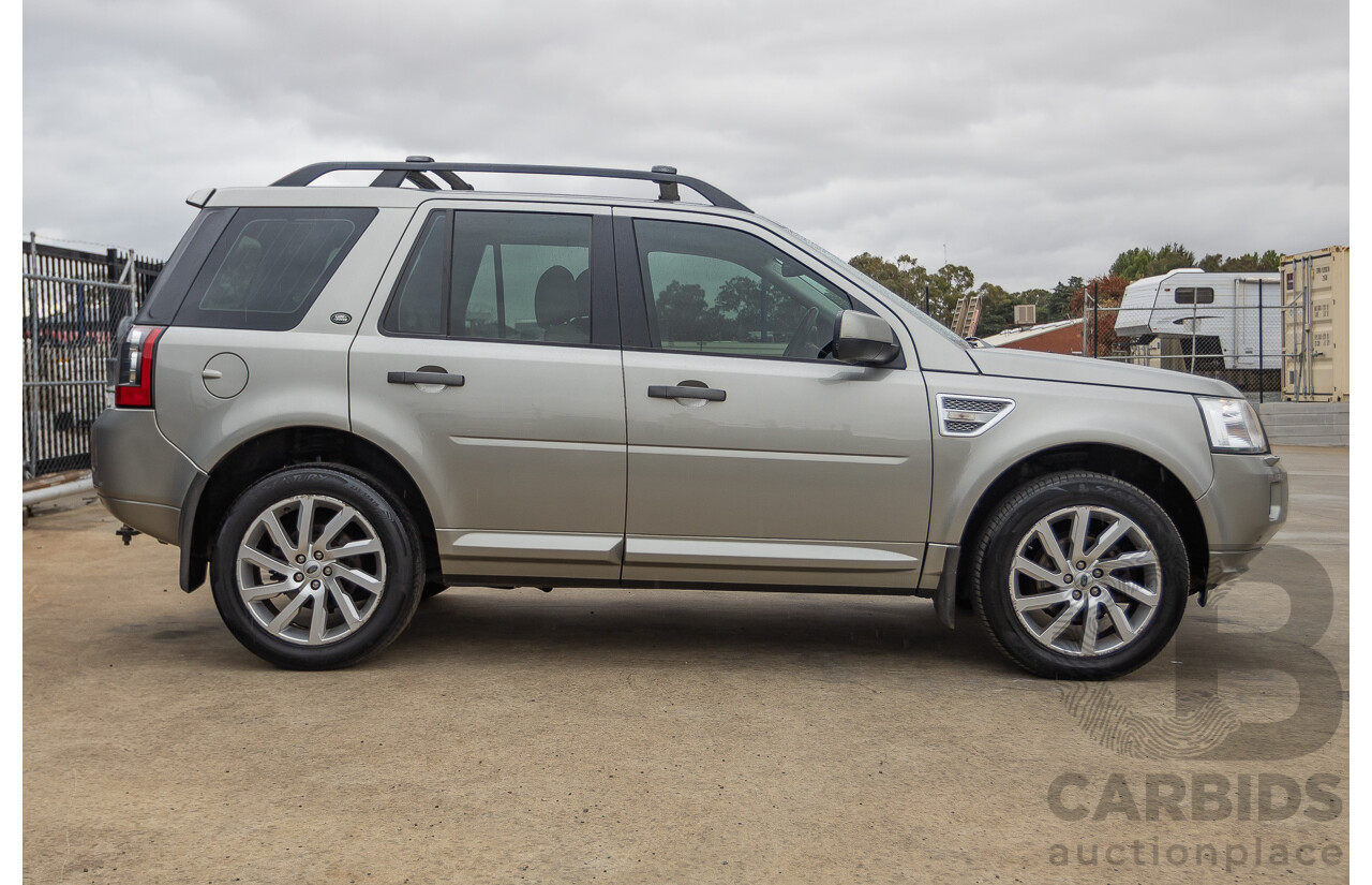 09/2012 Land Rover Freelander 2 HSE (4x4) LF MY11 4D Wagon Silver Turbo Diesel 2.2L