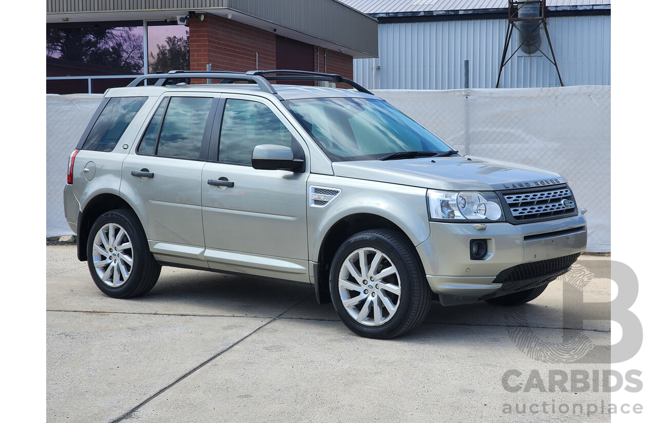 09/2012 Land Rover Freelander 2 HSE (4x4) LF MY11 4D Wagon Silver Turbo Diesel 2.2L