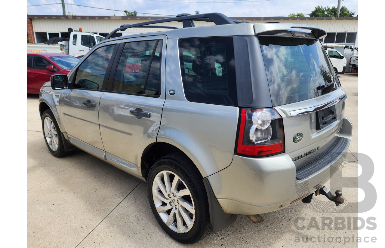 09/2012 Land Rover Freelander 2 HSE (4x4) LF MY11 4D Wagon Silver Turbo Diesel 2.2L