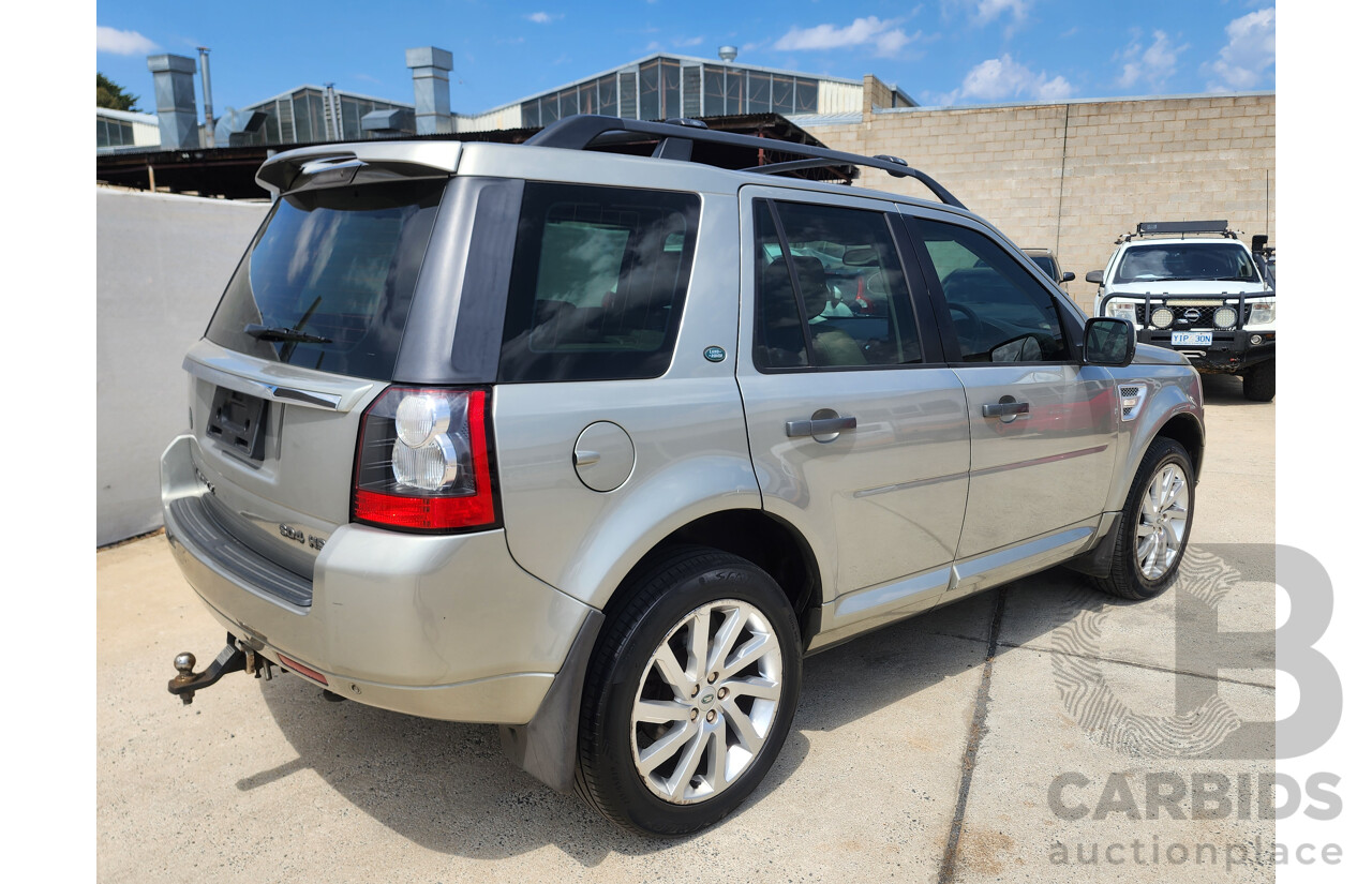 09/2012 Land Rover Freelander 2 HSE (4x4) LF MY11 4D Wagon Silver Turbo Diesel 2.2L