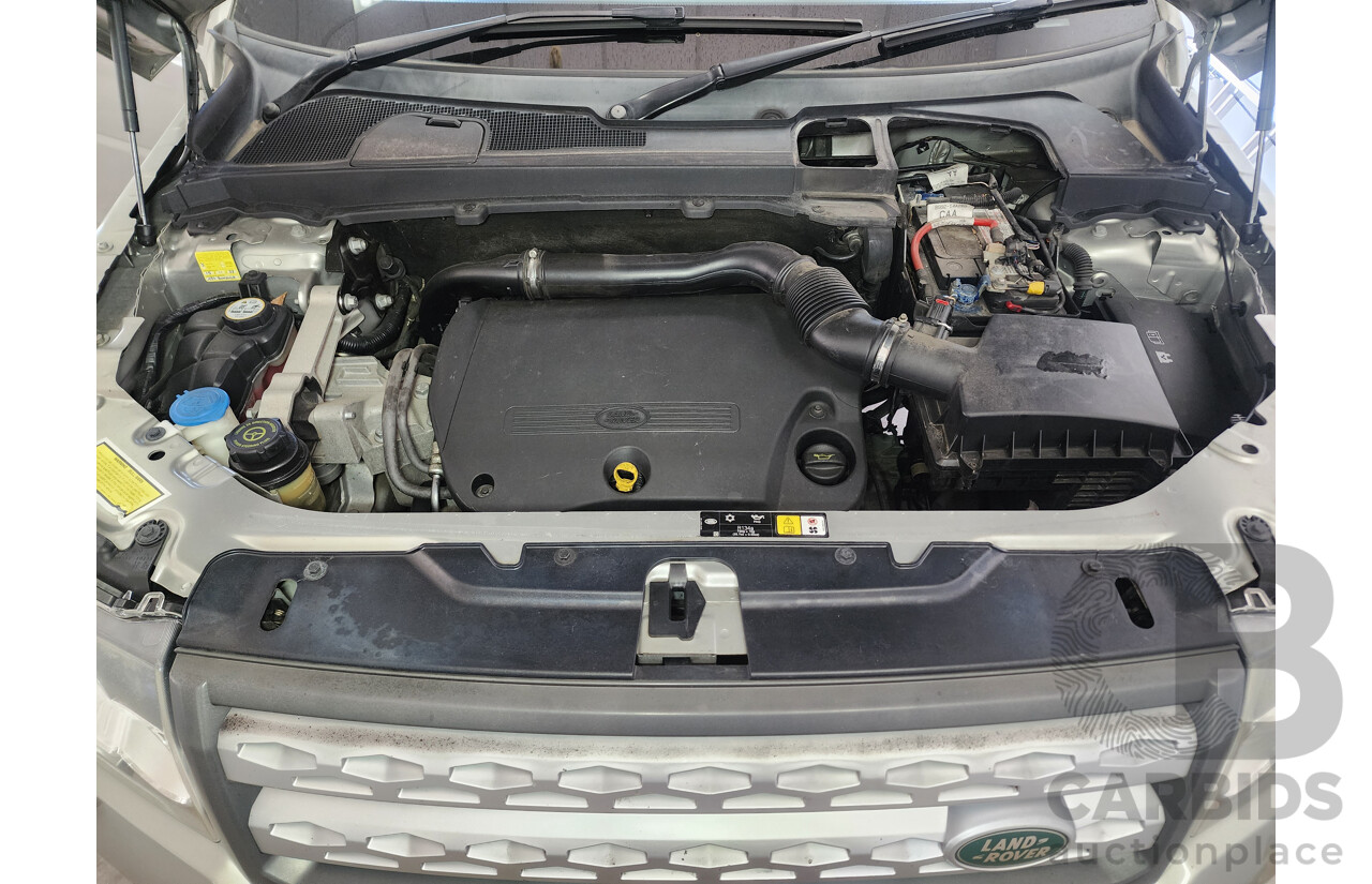 09/2012 Land Rover Freelander 2 HSE (4x4) LF MY11 4D Wagon Silver Turbo Diesel 2.2L