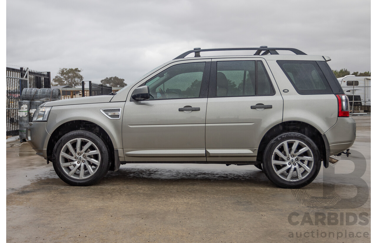 09/2012 Land Rover Freelander 2 HSE (4x4) LF MY11 4D Wagon Silver Turbo Diesel 2.2L