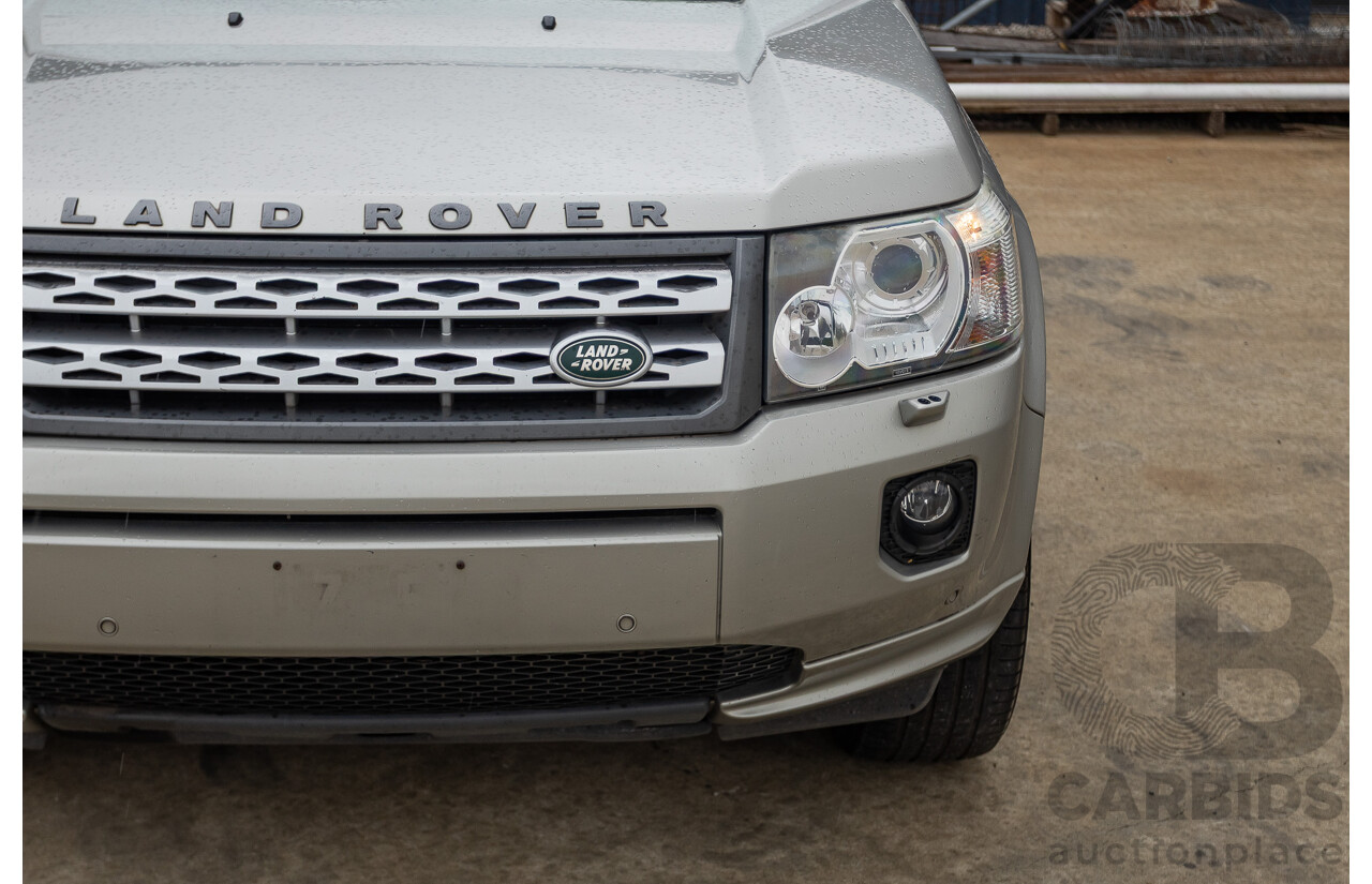09/2012 Land Rover Freelander 2 HSE (4x4) LF MY11 4D Wagon Silver Turbo Diesel 2.2L