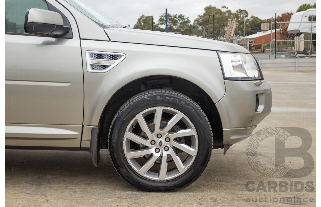 09/2012 Land Rover Freelander 2 HSE (4x4) LF MY11 4D Wagon Silver Turbo Diesel 2.2L