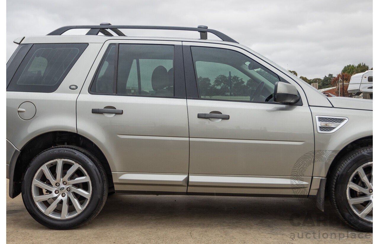 09/2012 Land Rover Freelander 2 HSE (4x4) LF MY11 4D Wagon Silver Turbo Diesel 2.2L