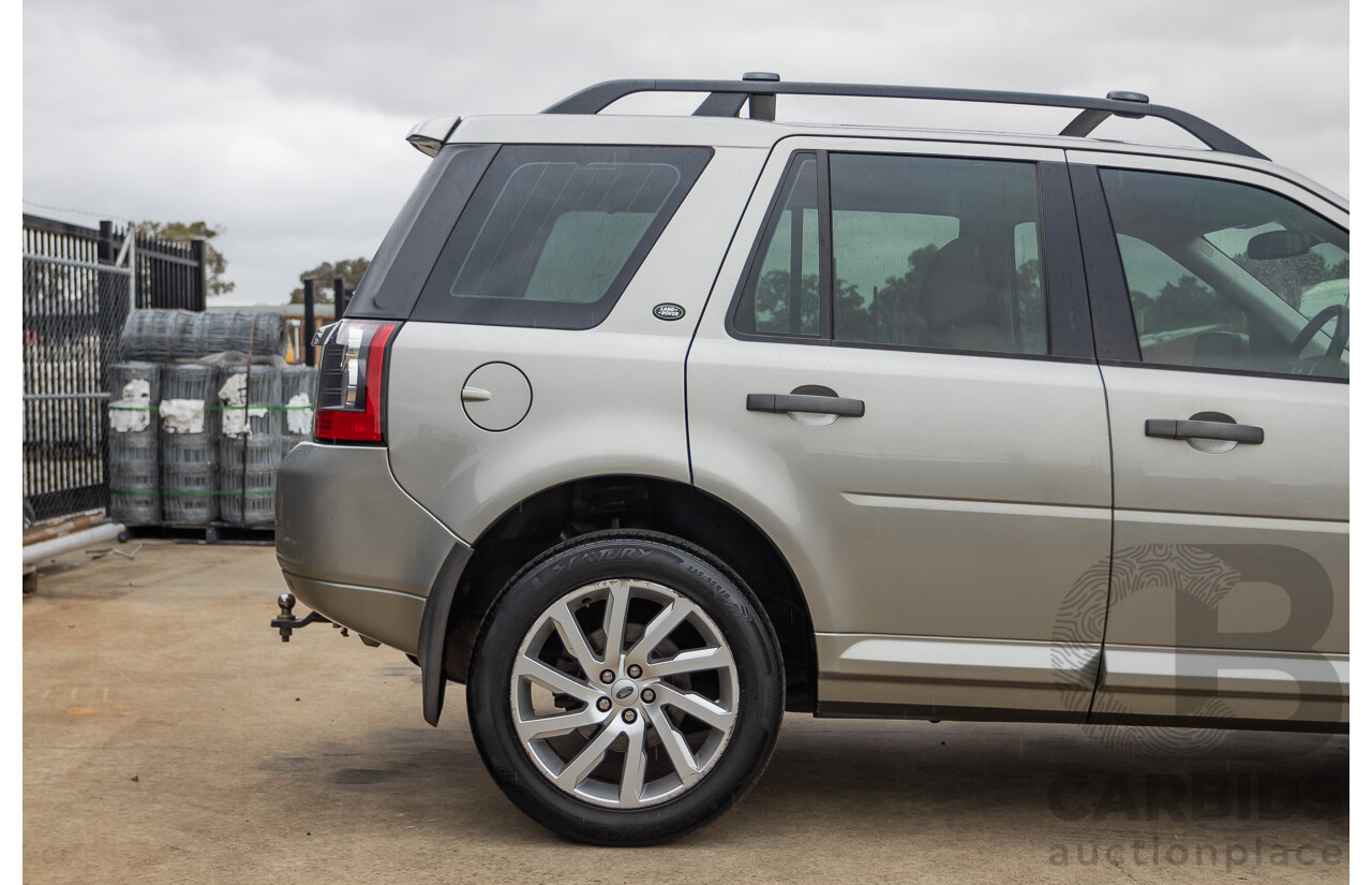 09/2012 Land Rover Freelander 2 HSE (4x4) LF MY11 4D Wagon Silver Turbo Diesel 2.2L