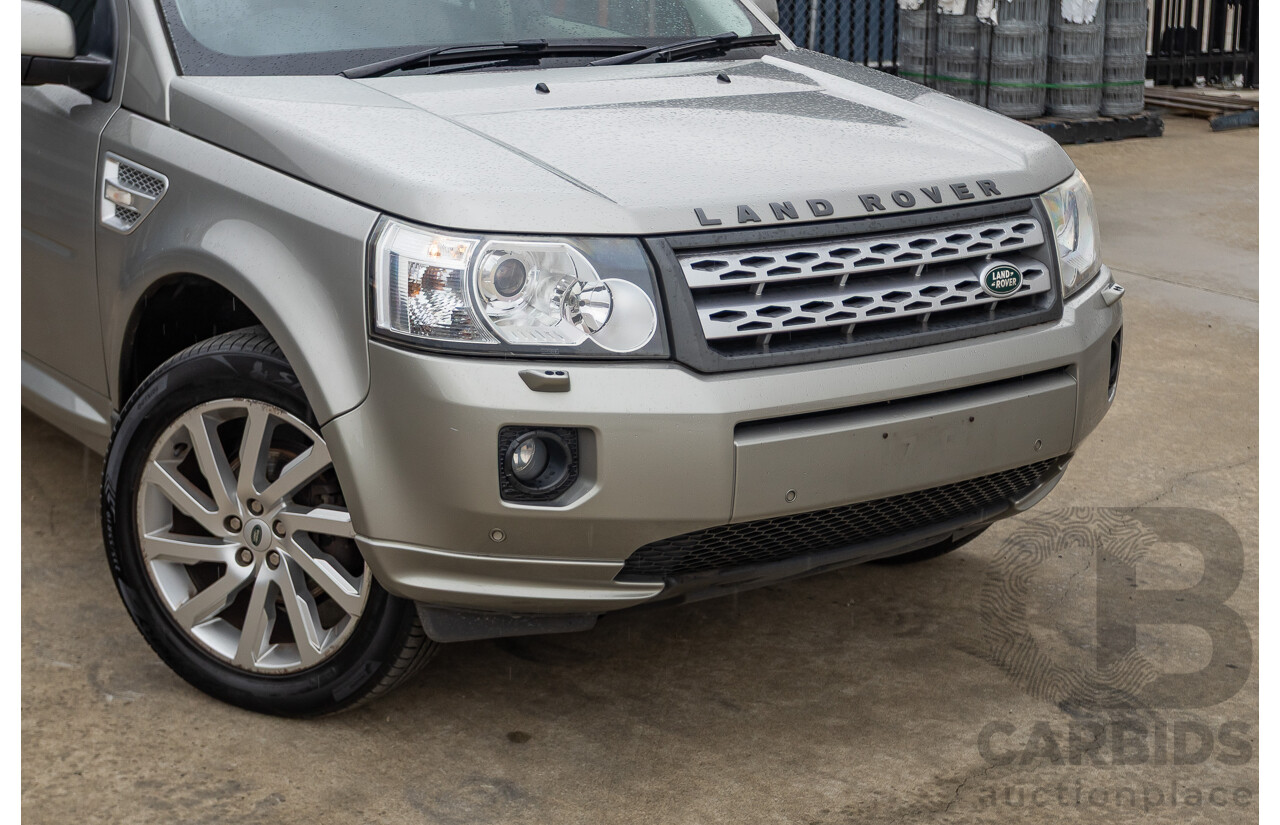 09/2012 Land Rover Freelander 2 HSE (4x4) LF MY11 4D Wagon Silver Turbo Diesel 2.2L